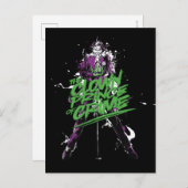 Batman | Joker Clown Prince of Crime Ink Art Postkarte (Vorne/Hinten)