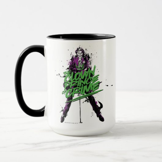 Batman | Joker Clown Prince of Crime Ink Art Tasse (Links)