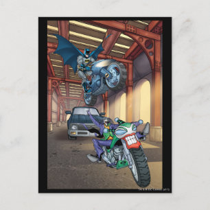 Batman & Joker - Motorräder Postkarte