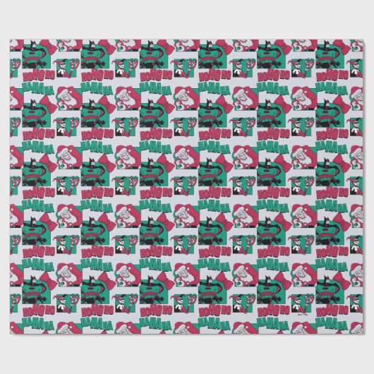 Batman | Joker Santa Pattern Geschenkpapier (Flach)