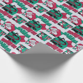 Batman | Joker Santa Pattern Geschenkpapier (Ecke)