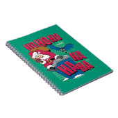 Batman | Joker Weihnachtsmann Klettersteig Kletter Notizblock (Rechte Seite)