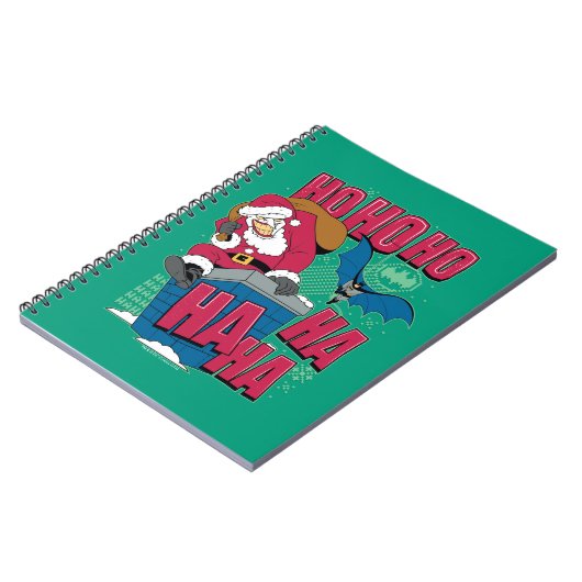 Batman | Joker Weihnachtsmann Klettersteig Kletter Notizblock (Linke Seite)