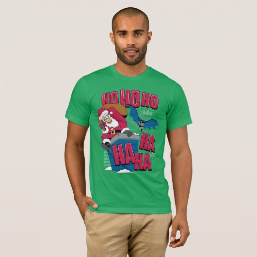 Batman | Joker Weihnachtsmann Klettersteig Kletter T-Shirt (Vorne ganz)