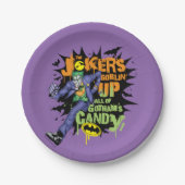 Batman | Jokers Goblin' Up Gotham's Candy Pappteller (Vorderseite)