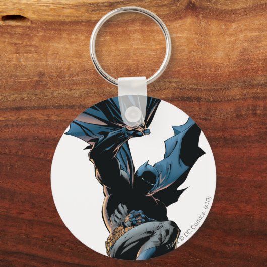 Batman Jumping Down Action Shot Schlüsselanhänger (Vorderseite)