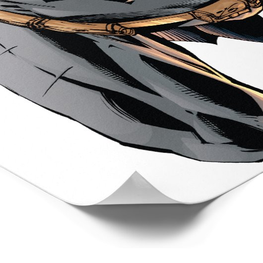 Batman Jumping Forward, Yell Poster (Ecke)