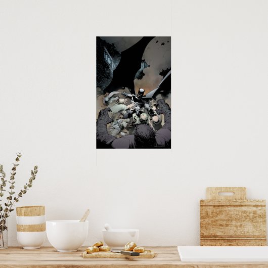 Batman kämpft gegen Arch Enemies Poster (Küche)