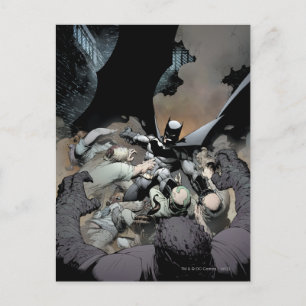 Batman kämpft gegen Arch Enemies Postkarte