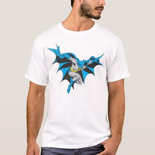 Batman kauert T-Shirt (Vorderseite)