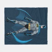 Batman Kicks Fleecedecke (Vorderseite (Horizontal))