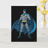 Batman-Kicks Karte (Gelbe Blume)