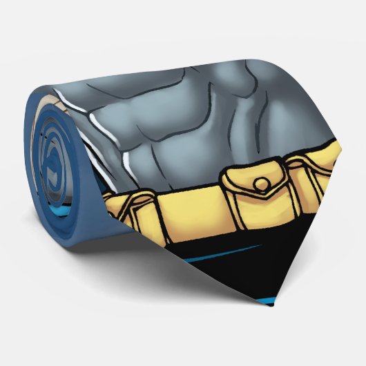 Batman Kicks Krawatte (Gerollt)