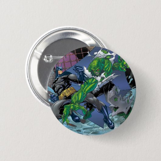 Batman - Killer Croc Button (Vorne & Hinten)
