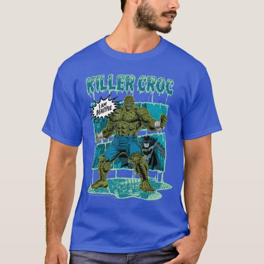 Batman Killer Croc Ich bin schön Comic Junge T-Shirt (Vorderseite)
