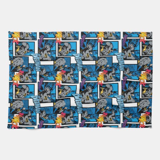 Batman Knight FX - 30A Thwack/Fwooshh Muster Geschirrtuch (Horizontal)