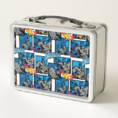 Batman Knight FX - 30A Thwack/Fwooshh Muster Metall Brotdose (Rückseite)