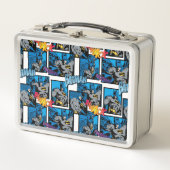 Batman Knight FX - 30A Thwack/Fwooshh Muster Metall Brotdose (Vorderseite)