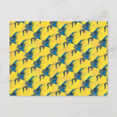 Batman Knight FX - 31B Swinging Batman Muster Postkarte (Vorderseite)