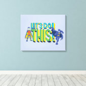 Batman | Lass uns das machen Leinwanddruck (Insitu (Holzboden))