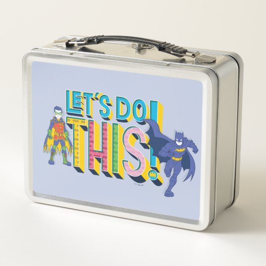 Batman | Lass uns das machen Metall Brotdose (Rückseite)