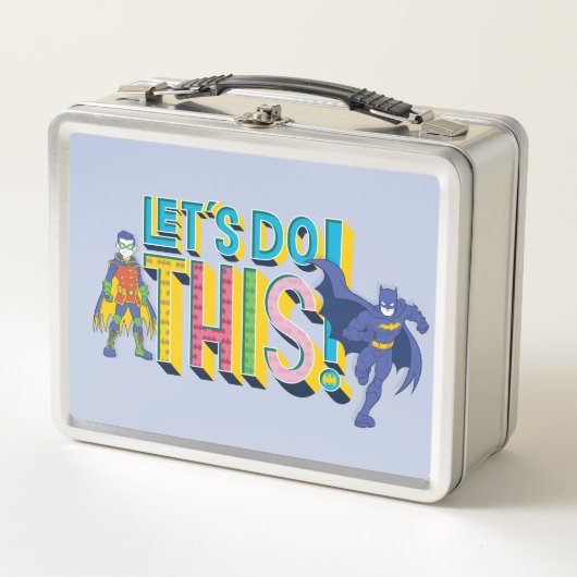 Batman | Lass uns das machen Metall Brotdose (Vorderseite)