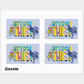 Batman | Lass uns das machen Rechteckiger Aufkleber (Blatt)