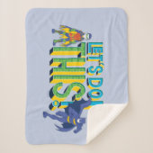 Batman | Lass uns das machen Sherpadecke (Vorderseite)