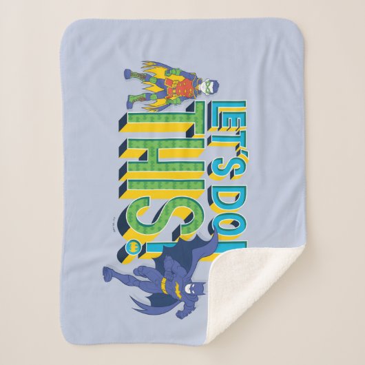 Batman | Lass uns das machen Sherpadecke (Vorderseite)