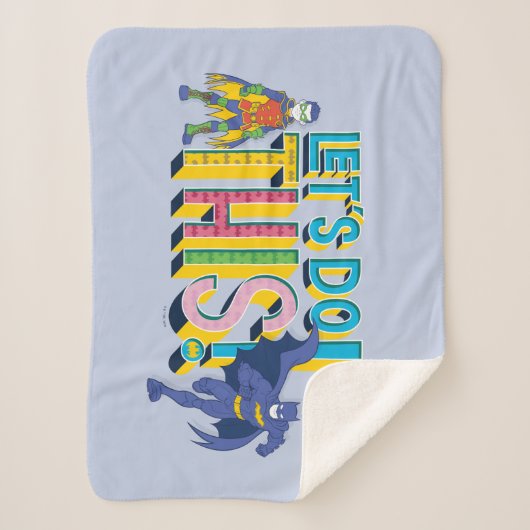 Batman | Lass uns das machen Sherpadecke (Vorderseite)