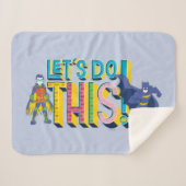 Batman | Lass uns das machen Sherpadecke (Vorderseite (Horizontal))