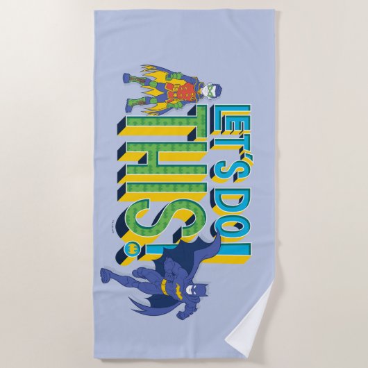 Batman | Lass uns das machen Strandtuch (Vorderseite)