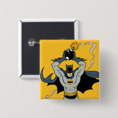 Batman läuft mit Bombe Button (Vorne & Hinten)