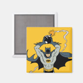 Batman läuft mit Bombe Magnet (Vorderseite/Rückseite)