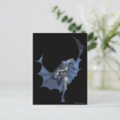 Batman läuft mit fliegendem Kap Postkarte (Stehend Vorderseite)