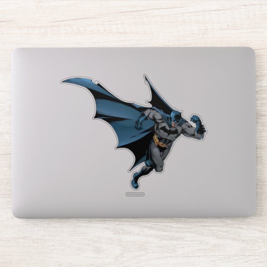 Batman läuft mit Gusto Aufkleber (Computer)