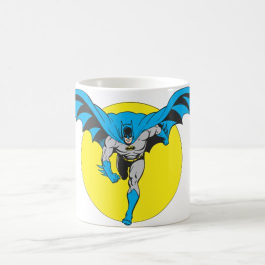 Batman läuft vorwärts kaffeetasse (Mittel)