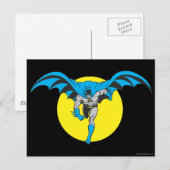 Batman läuft vorwärts postkarte (Vorne/Hinten)