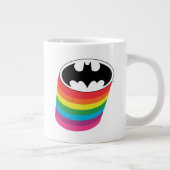 Batman-Layouts-Regenbogen-Logo Jumbo-Tasse (Rechts)