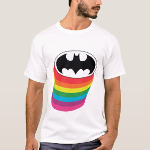 Batman-Layouts-Regenbogen-Logo T-Shirt