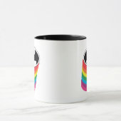 Batman-Layouts-Regenbogen-Logo Tasse (Zentrum)