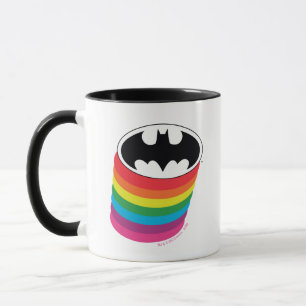 Batman-Layouts-Regenbogen-Logo Tasse