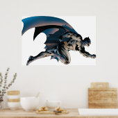 Batman Leaping Side View Poster (Küche)