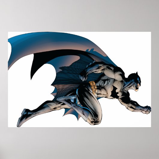 Batman Leaping Side View Poster (Vorne)