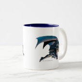 Batman Leaping Side View Zweifarbige Tasse (VorderseiteRechts)