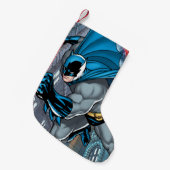 Batman Leaps - Arm Forward Kleiner Weihnachtsstrumpf (Vorderansicht (hängend))