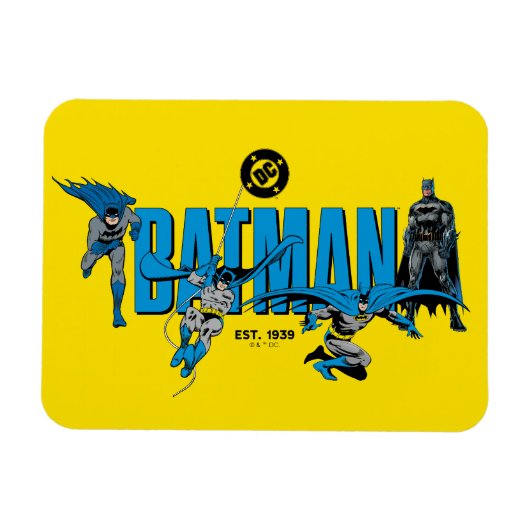 Batman-Legenden für immer Grafik Magnet (Horizontal)