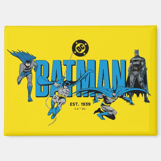 Batman-Legenden für immer Grafik Magnet (Vorderseite)