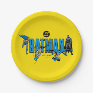 Batman-Legenden für immer Grafik Pappteller