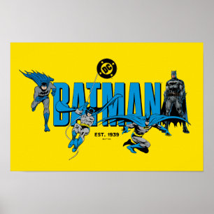Batman-Legenden für immer Grafik Poster